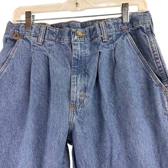 Wrangler Vintage Pleated Women's High Rise Jeans Size 32 - Picture 2 of 7